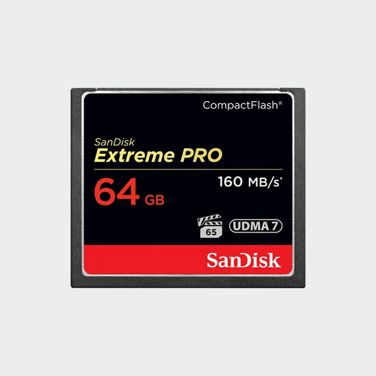 SanDisk Extreme PRO CompactFlash 64GB Speicherkarte